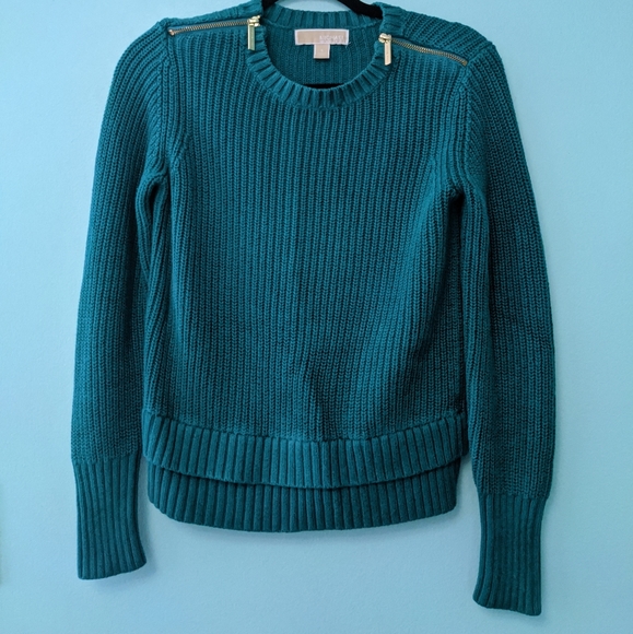 MICHAEL Michael Kors | Sweaters | Michael Michael Kors Green Sweater Small  | Poshmark